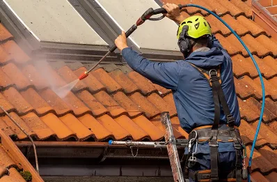 Démoussage et hydrofuge de toiture à Beautot